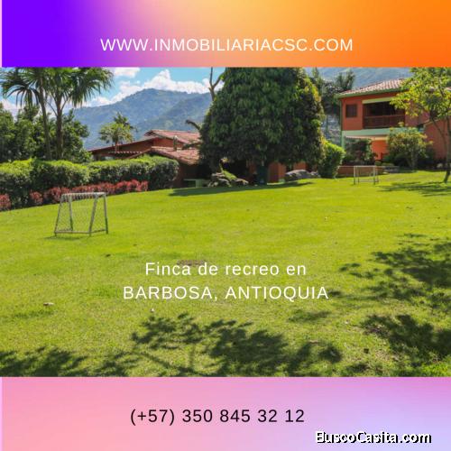 En renta para fines de semana, finca en Barbosa