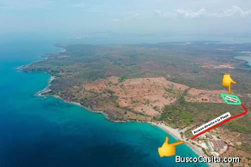 Terreno en venta isla Tierrabomba cerca a isla de Baru