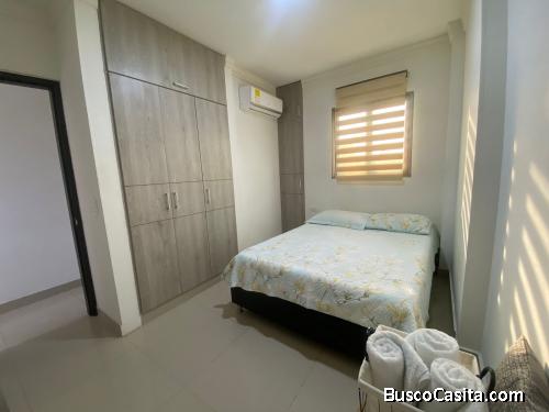 Apartaestudio Amoblado barrio villa carolina