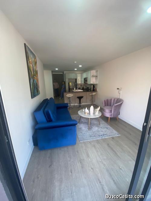 Hermoso apartaestudio con excelentes zonas sociales y ubicación privilegiada