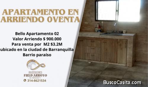 Hermoso apartamento ideal  excelente ubicacion  54.56m2