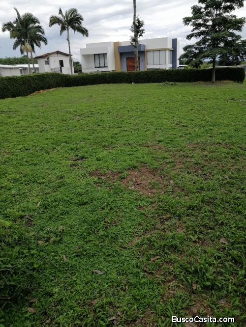 Lote campestre en conjunto cerradado para le venta en Quimbaya Quindío.