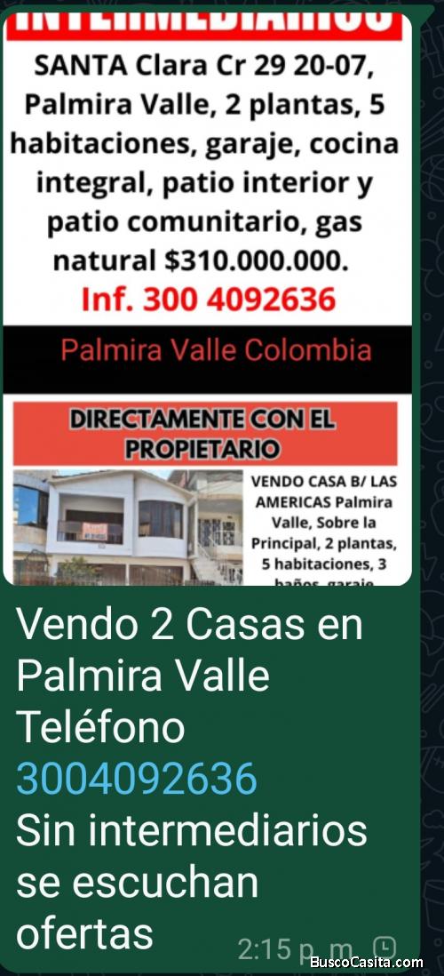 vendo casa en santa Clara Palmira Valle 