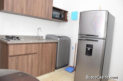 alquiler apartaestudio amoblado en primer piso