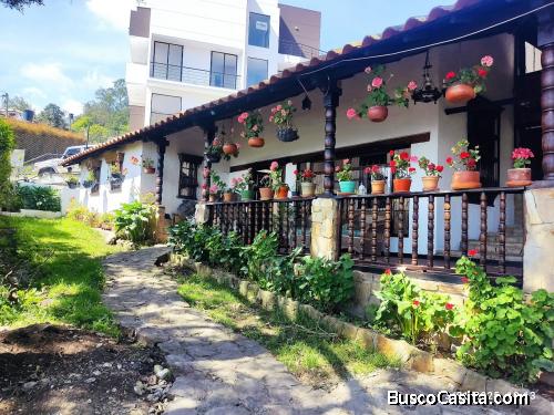 HERMOSA CASA CAMPESTRE EN ARRIENDO 230 M2 CONSTRUCCION 500 M2 ZONA VERDE
