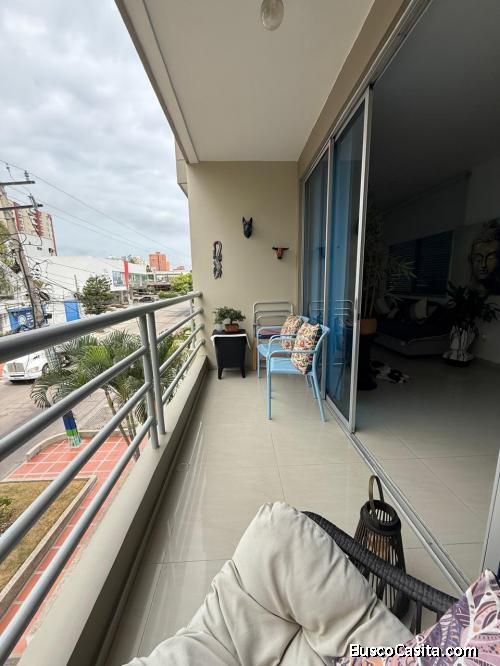 Excelente inversión vendo apartamento sector Granadillo Barranquilla, 80 M2, 2 alcobas, piso 2, gara