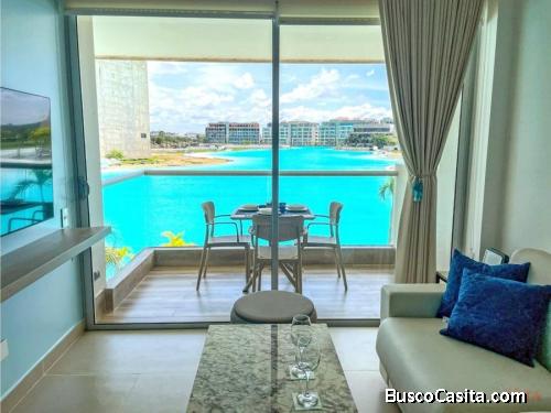 SE VENDE APARTAMENTO CON VISTA A PLAYA EN BAIA KRISTAL - ZONA NORTE