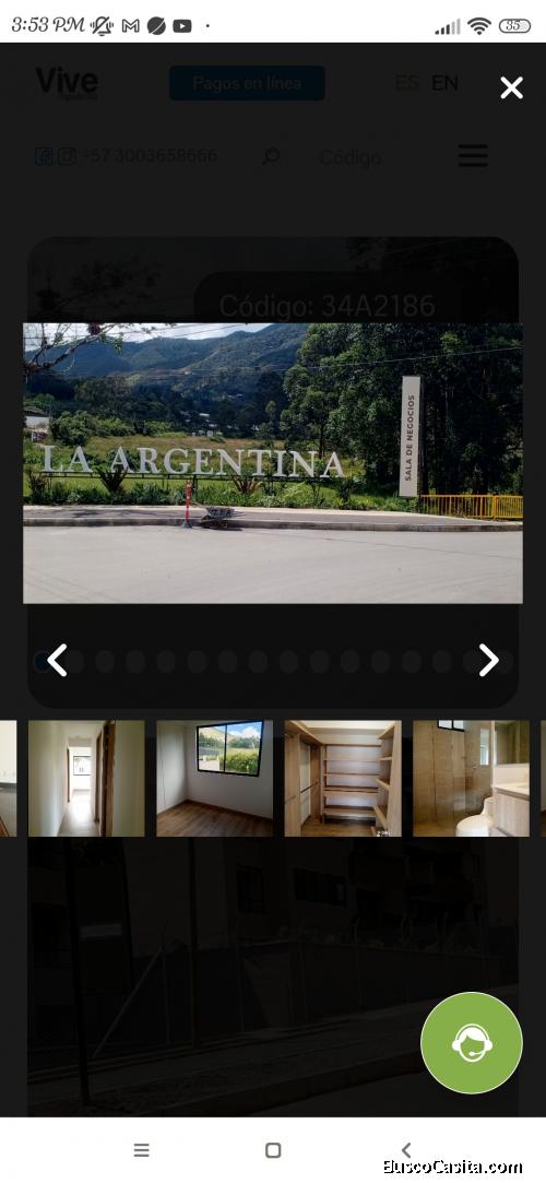 Apartamento en Hacienda la Argentina, El Retiro Antioquia 
