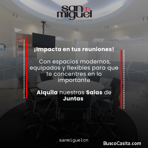 Renta Nuestras Sala de juntas contamos con todos lo servicios 
