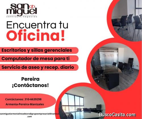 Renta de Oficina Amoblada en Eje Cafetero en la ciudad de Pereira