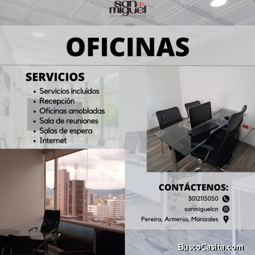 Ofrecemos oficinas amobladas en la zona céntrica