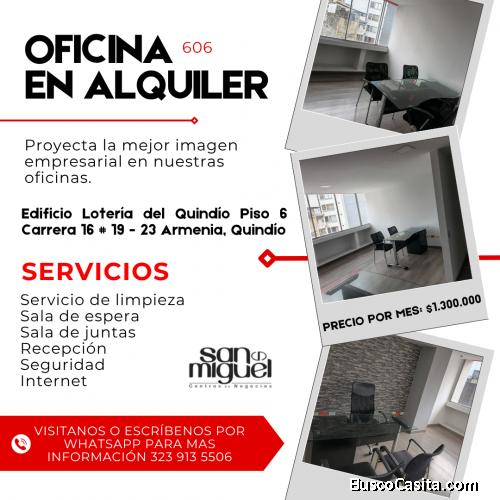 OFICINA EN ALQUILES EN EL CENTRO DE ARMENIA