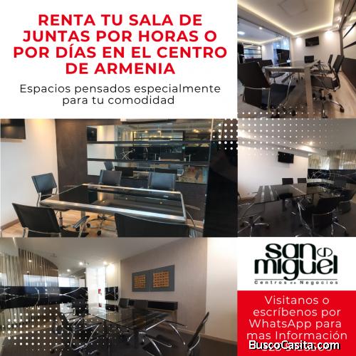 RENTA TU SALA DE JUNTAS TODO INCLUIDO EN EL CENRO DE ARMENIA