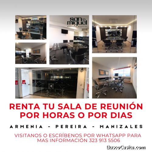 RENTA TU SALA DE JUNTAS TODO INCLUIDO EN EL CENTRO DE ARMENIA