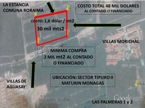 SE VENDE TERRENO EN TIPURO DOS ZONA DE ALTO VALOR INMOBILIARIO
