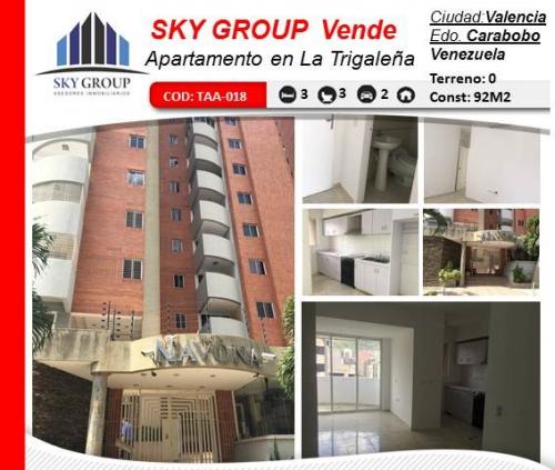 en venta apartamento en la trigaleña valencia
