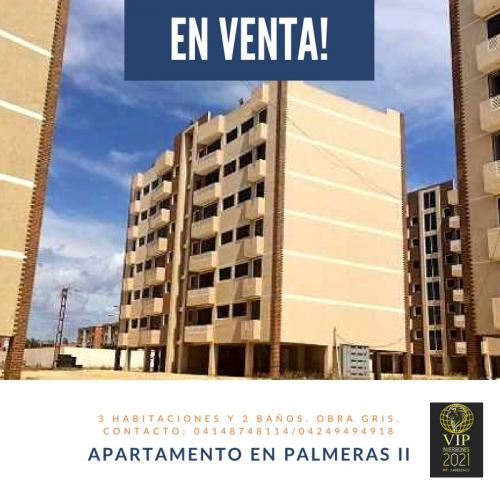 Vendo Apartamento en Las Palmeras II. Obra gris