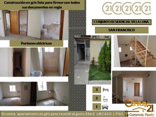 SE VENDE APARTAMENTO DE OPORTUNIDAD C.R. VILLA LUNA 63M2