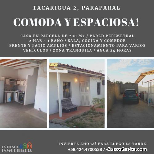 COMODA Y ESPACIOSA CASA EN PARAPARAL