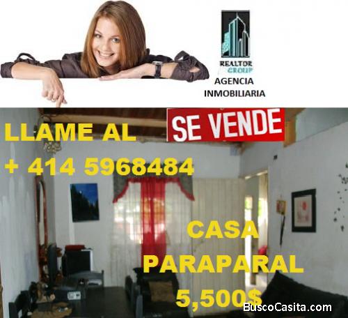 Inmobiliaria Realtor Group vende Casa en Paraparal  precio 5.500