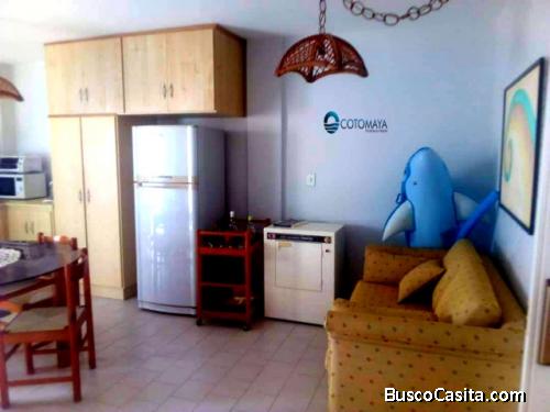 Cómodo Apartamento de playa  Semi Equipado