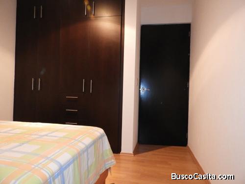 Habitacion, con baño privado, amoblada a caballero solo y profesional