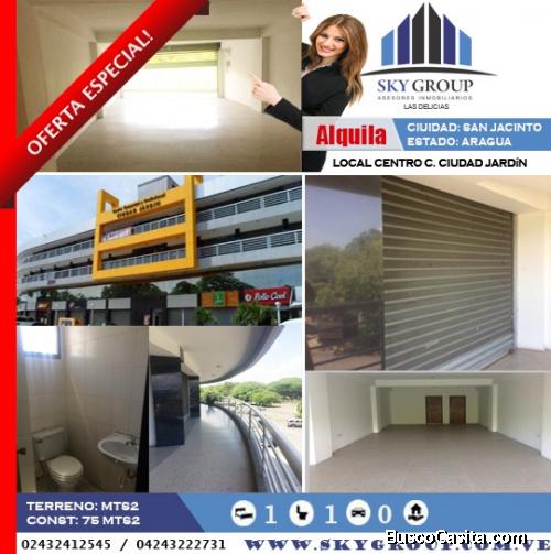 SKY GROUP ALQUILA Local de 80m3 en el Edificio Multiple Don Angel, Mezzanina. Av 19 de abril- 180$ 