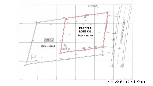 Terreno en Venta de 417 m2