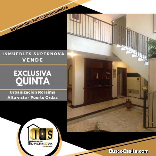 Bella casa en la Urb Roraima en Puerto Ordaz