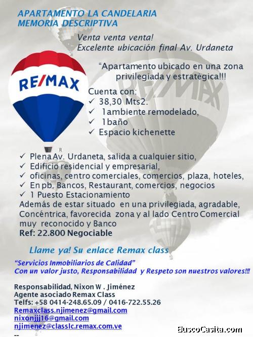 APARTAMENTO VENTA, LA CANDELARIA 