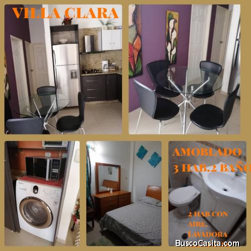 ALQUILO APARTAMENTO AMOBLADO PARA EJECUTIVOS DE 3 HABIATCIONES.0414 1846266