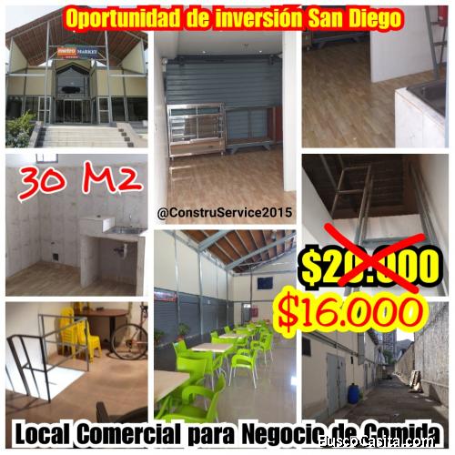 Oportunidad local para negocio de comida San Diego C.C. Metromarket
