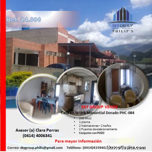 Vende Casa en la Urb Manantial Dorado PHC-084