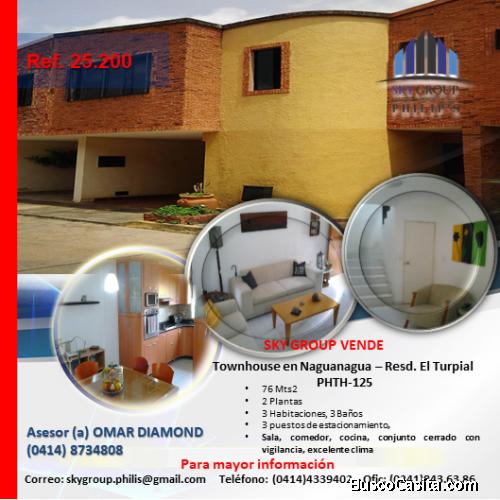 TOWN HOUSE EN NAGUANAGUA, Res. El TURPIAL PHTH-125
