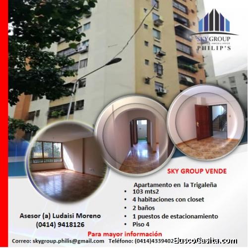 APARTAMENTO ubicado en la TRIGALEÑA,  Res. Fabiola, PHA-065