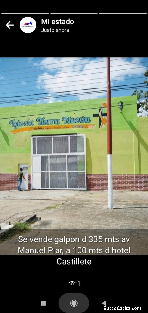 Venta o alquiler de Galpón en san felix