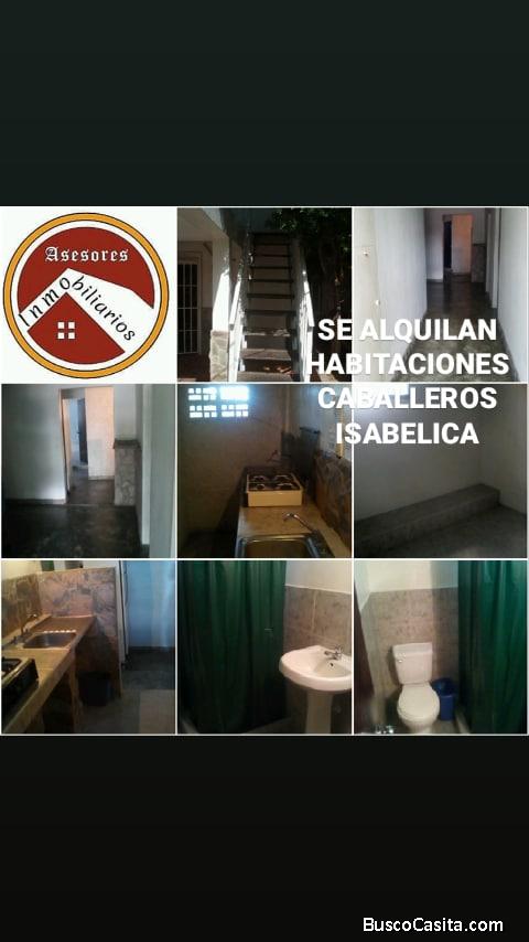 SE ALQUILAN HABITACIONES PARA CABALLEROS 