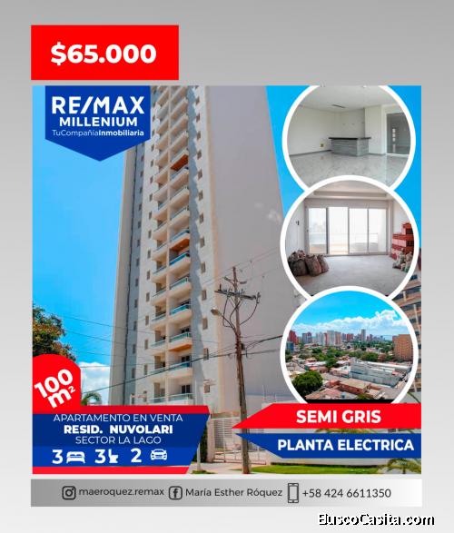 En VENTA: Apartamento en Edificio Nuvolari (Sector LA LAGO) 