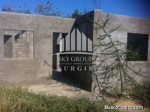 Casa en obra gris en guanadito sur SGC-012