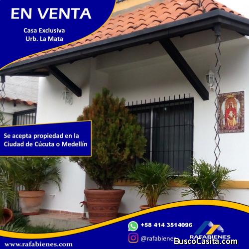 RAFABIENES VENDE LA QUINTA DE SU SUEÑOS EN URB. LA MATA 