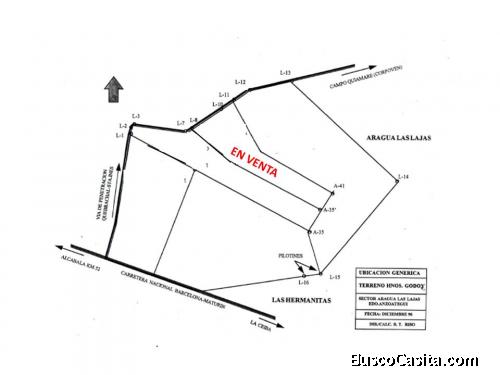 EN VENTA TERRENO CERCA DE SAN MATEO, MUN. LIBERTAD, ESTADO ANZOATEGUI. ANTIGUA FINCA SAN JOSE