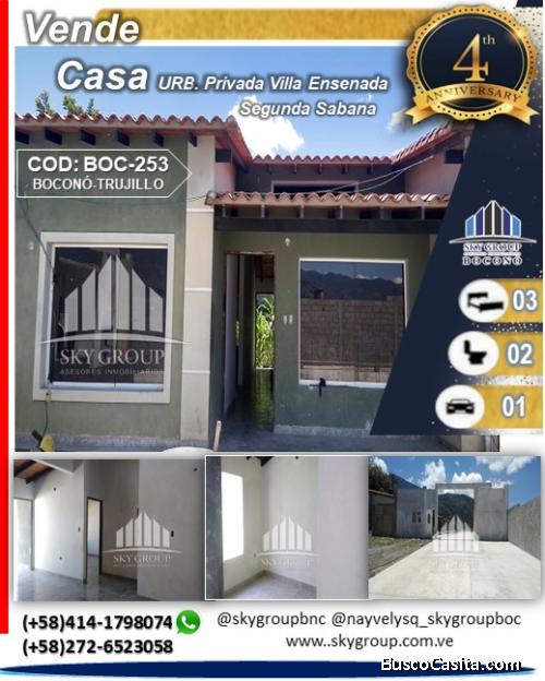 CASA EN URB VILLA ENSENADA COD.:BOC-253
