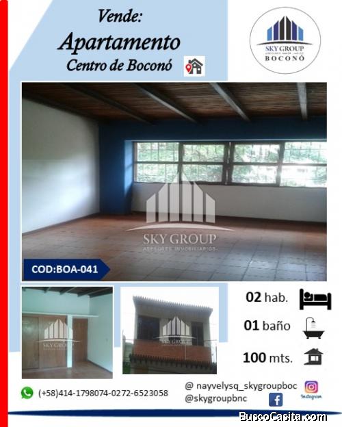  APTO EN EL CENTRO DE BOCONO,COD:BOA-041