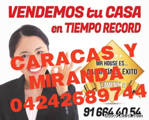 VENTAS CASAS 04123852449 CARACAS BARATAS