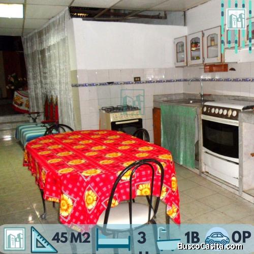 Se alquila Anexo Amoblado 45m2 3h/1b/0p Los Caobos