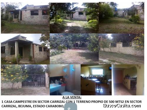 Vendo pequeña casa tipo chalet con terreno 
