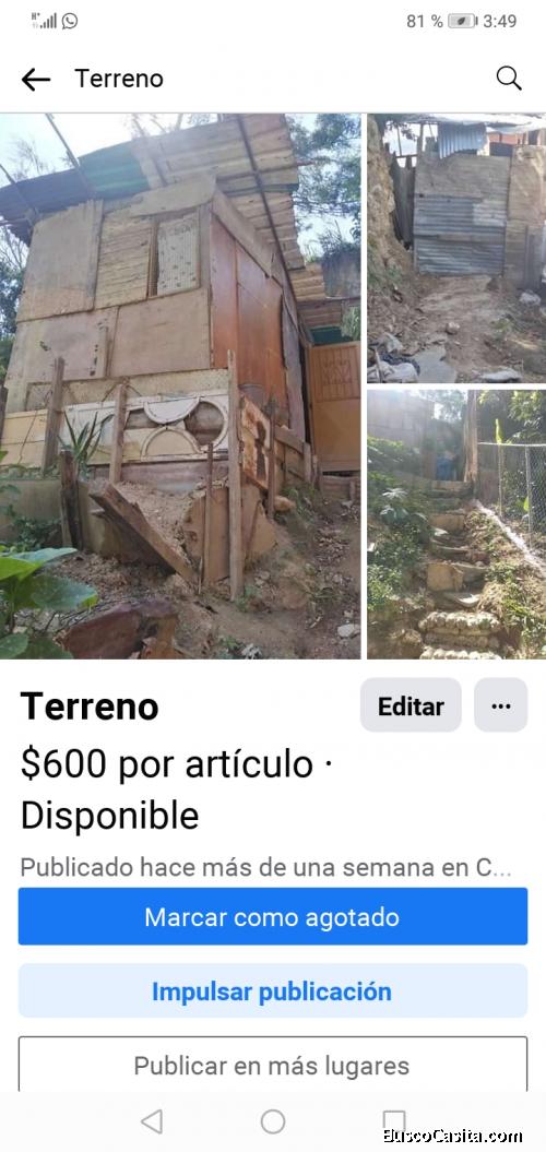 Terreno en venta