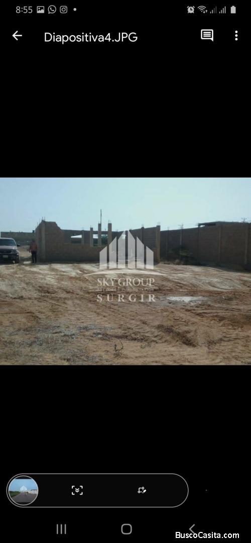 En venta parcela de terreno mas construccion en Guansdito