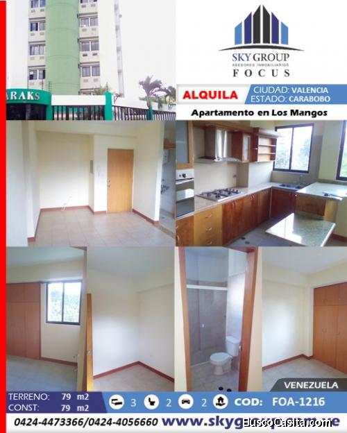 Apartamento en los Mangos de 79 m2 Código: FOC-1216