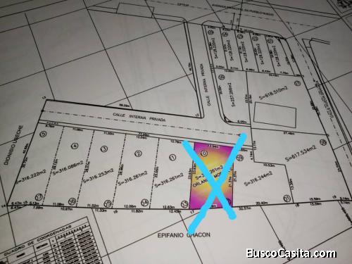 Vendo terreno en pueblo nuevo 316.261m2